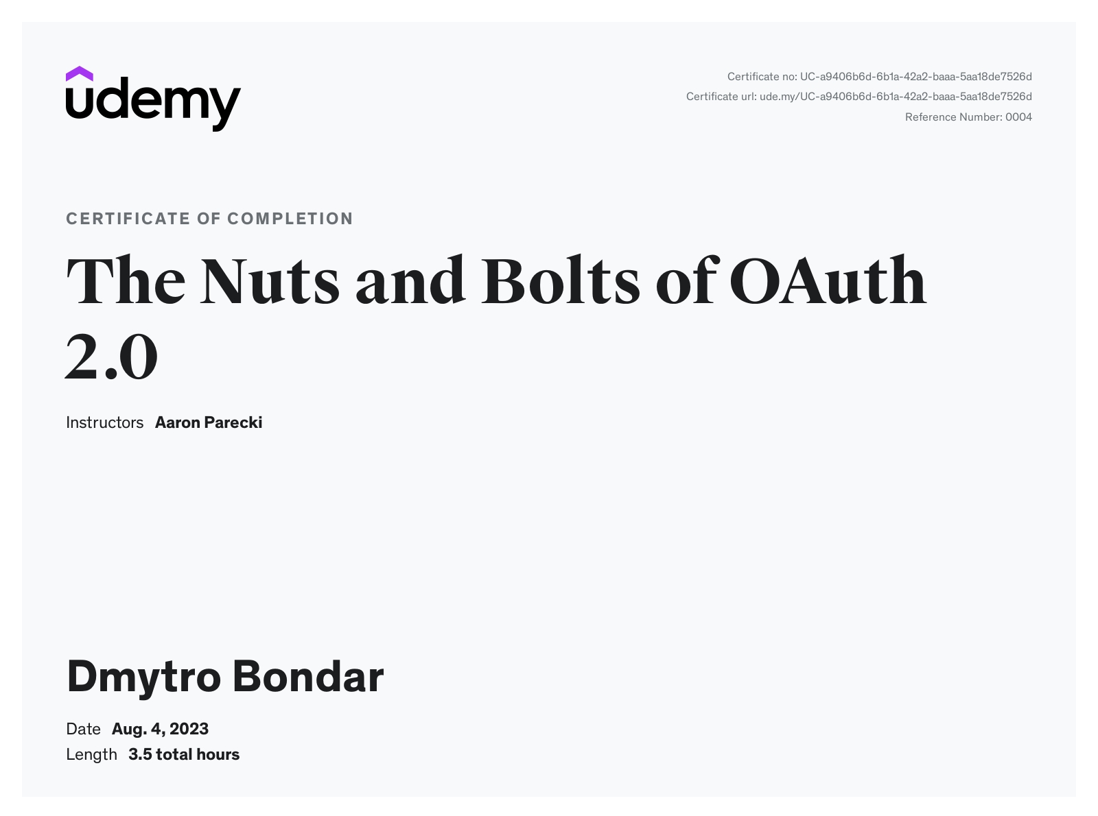 The Nuts and Bolts of OAuth 2.0
